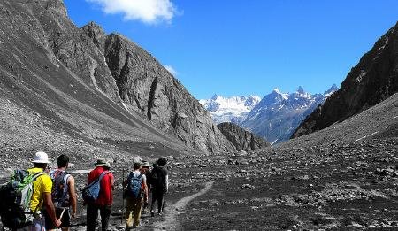 Day8:- Base camp to Pin Side Base camp over Pin pass (17500ft 7hours)